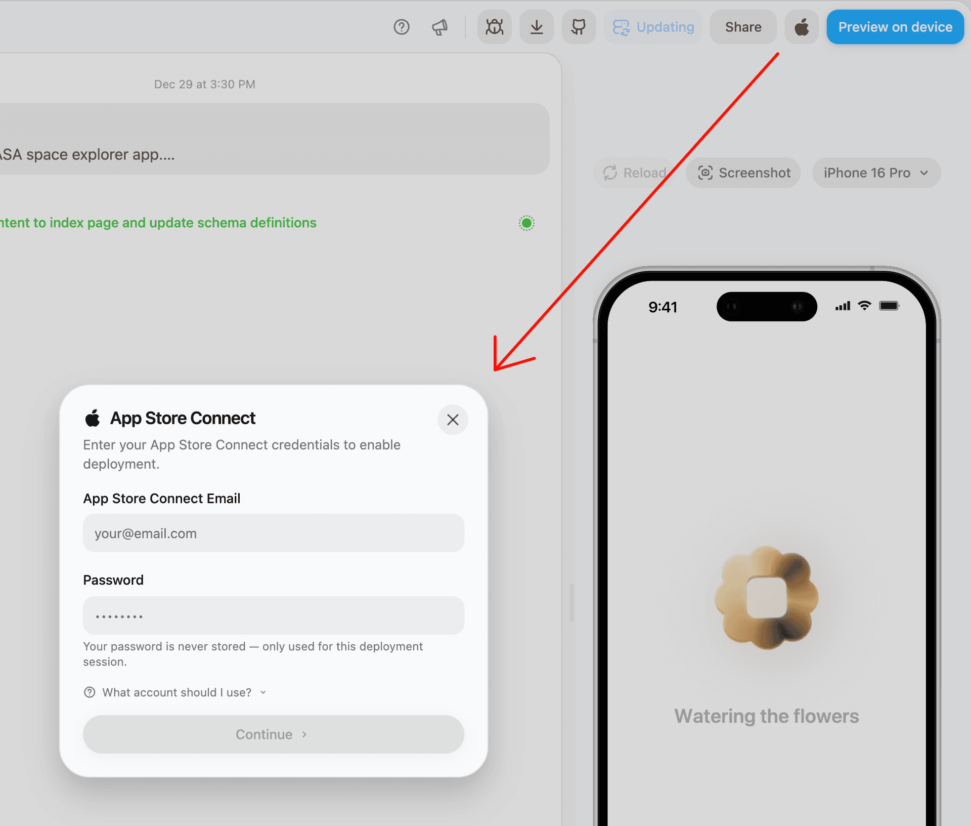 Step 2: App Store Connect credentials