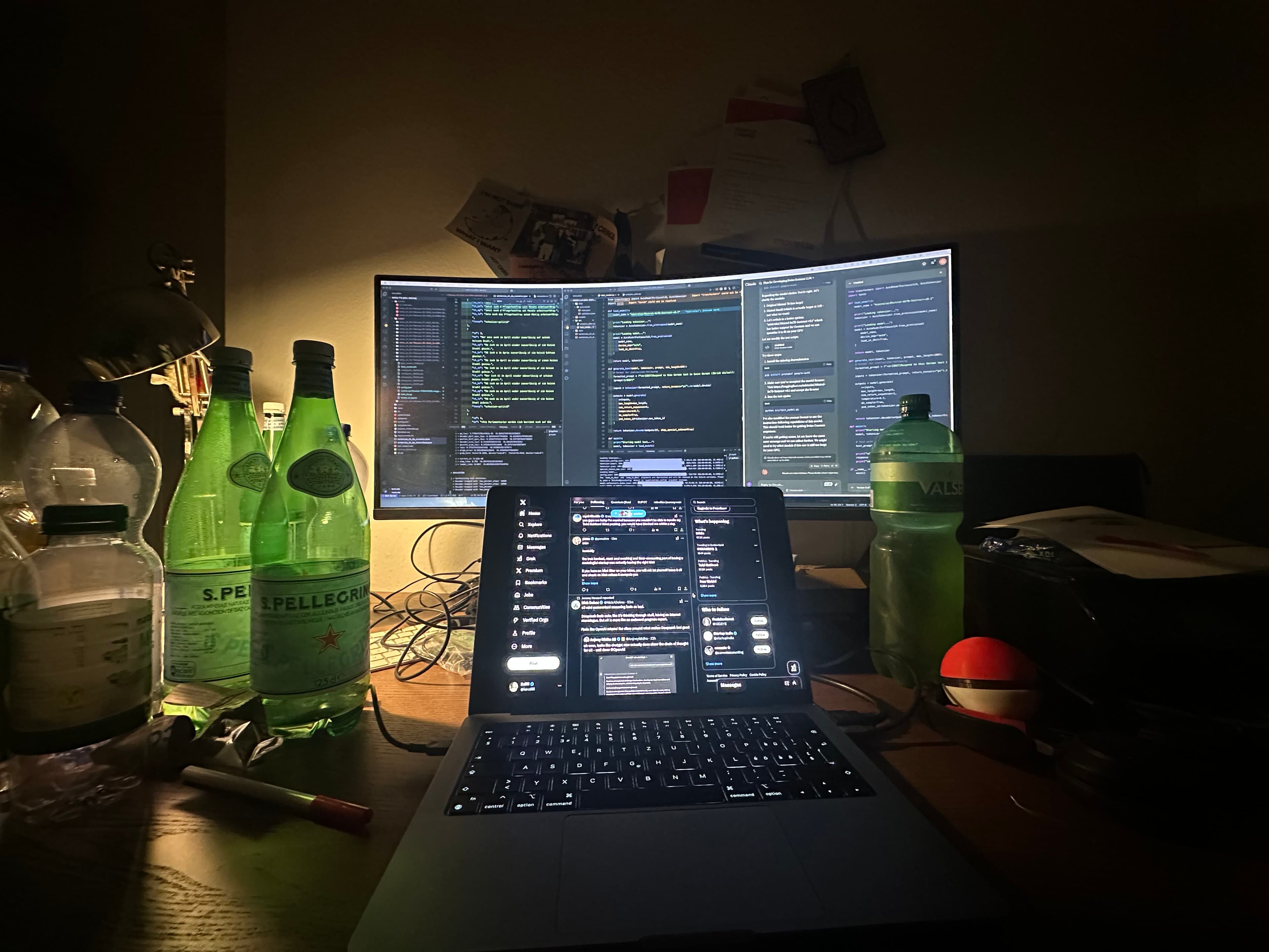Late night ML development setup