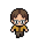 Dwight Schrute walking animation