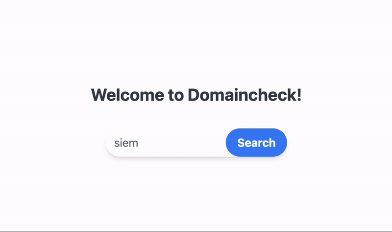 Search Interface